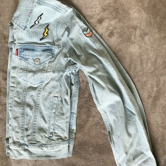 Levis Trucker JEAN Jacket Women's Lightning patch - Picture 6 of 11
